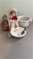 Iron Stone Chamber Pot, Little Miss Ginny Doll,