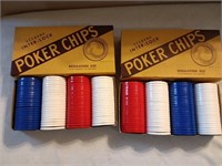 2 Boxes Poker Chips