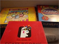 Scattergories, Battle of the Sexes and Cranium