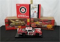 Lot of (3) 1:24 Scale Diecast Metal Race