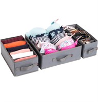 ($24) 4EVERGOODS Compact - 3 PCS Clothes Drawer