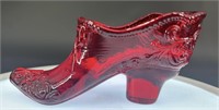 Westmorland Ruby Glass Slipper Uv Reactive Under