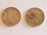 1923 & 1925 Peace Dollars