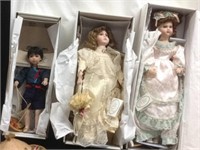 Limited Edition Collectible Dolls - 4 Dolls - R5A