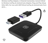 Wireless CarPlay Adapter, 2-Channel Connection