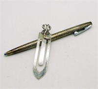 Vintage Sheaffer Sterling Pen & Bookmark