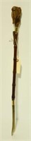 Lot #276 - Bamboo shoe horn with figural bird