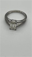 1.61ct 14k white gold diamond ring SI 1 Color G