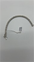 14kt white gold tennis bracelet 12.92gr