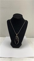 925 Silver Agate Necklace