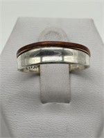 Sterling Silver w/ Copper Mixed Metal Ring