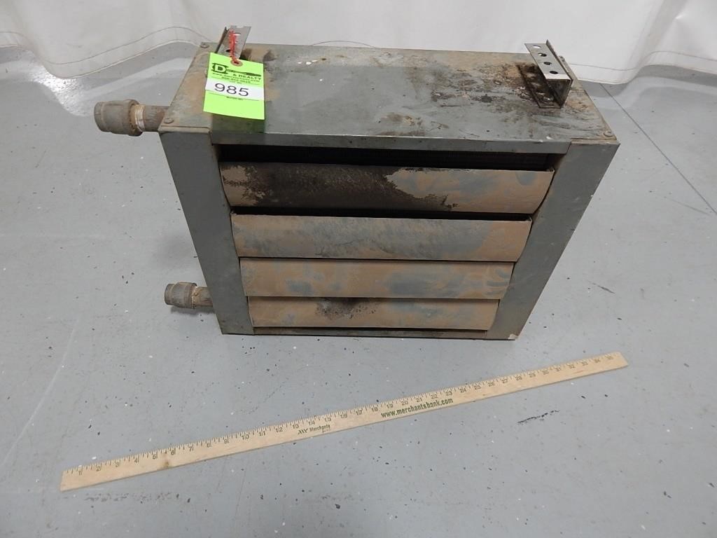 Unit heater; not tested