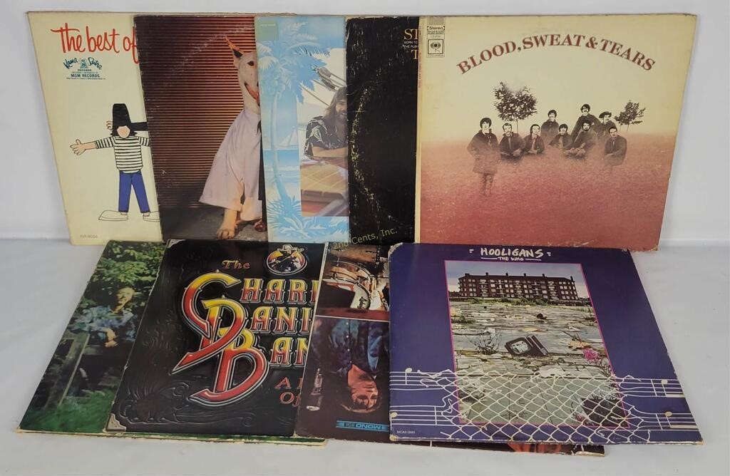 9 Rock Lp's - Young Rascals, Derek Dominoes