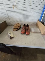 Vintage Men's Hat and Shoes