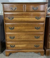 (L) Hungerford Standing Dresser with Glass Top