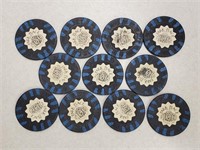 11 Park Place $100 Casino Chips
