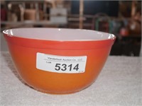 Vintage Pyrex 2-Tone Orange Bowl 1 1/2 Qt