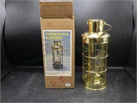 CandleWyck Brass Tone Lantern IOB