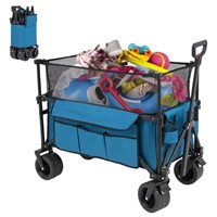 E6383  HEQUSIGNS Collapsible Wagon Cart 330lbs Cap