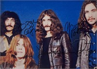 Autograph COA Black Sabbath Photo