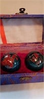 Cloisonne Style Chinese Musical Therapy Balls