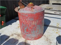 Red Metal Gas Can