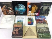 (11)pc Assorted Books W/ Art, Jim Morrison