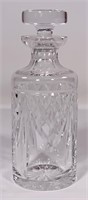 Waterford decanter, diamond point, 3.5" dia.,