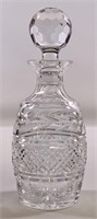 Waterford decanter, Castletown, 3" dia., 11"T