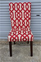 Red Gatehill Parsons Chair Accent Dinning Chair