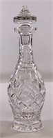 Waterford decanter, Boyne, 3.5" dia., 13.5"T