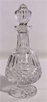 Waterford decanter, Colleen, 3.5" dia., 12.5" T