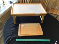 Bed tray and cutting board