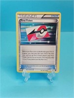 OF)  VINTAGE Pokémon 2012 First ticket trainer