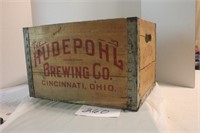 HUDEPOHL BREWING CO CRATE 10.5X12X16.6