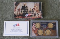 2008 Presidential Proof Dollar Set