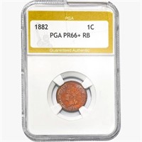 1882 Indian Head Cent PGA PR66+ RB