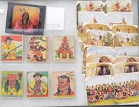 1930s Non Sport Trading Cards & Indian Stereoview