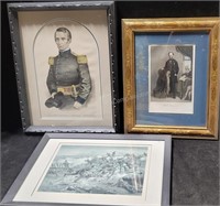 Collection of Civil War Framed Features