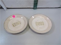 2 Vintage Saucers from the R.M.S. Queen Mary