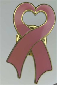 Breast cancer awareness pin