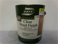 Clear Wood Finish 1 Gallon