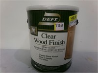 Clear Wood Finish 1 Gallon