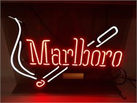 Marlboro Neon Light: 28" x 20 1/2"