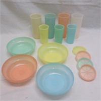 Tupperware - Tumblers / Bowls / Coasters - Vintage