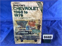 Book, Chilton's Repair & Tune-up Guide Chev