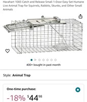 Small Animal Trap (Open Box)