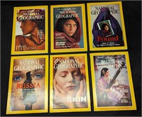 6 1980s 1990s 2000s National Geographic Magazines