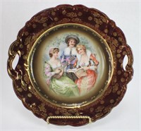 ES Pro Saxe Porcelain "The Singers" Plate