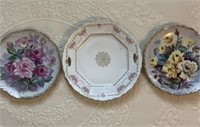 Floral Painted Plates